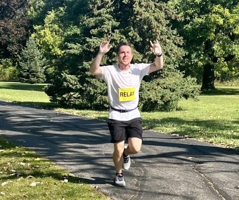 Dr. Alex Coffman running