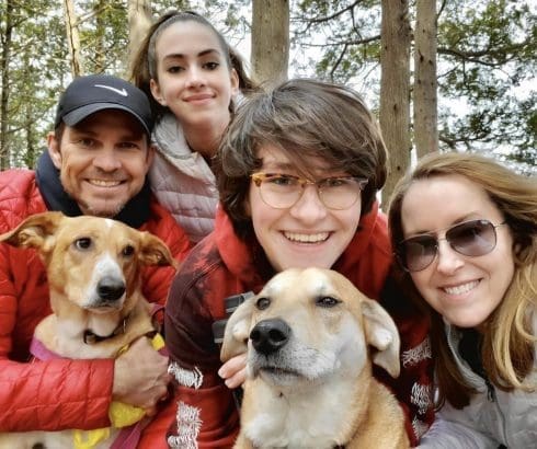 Dr. Michael Guiou with family